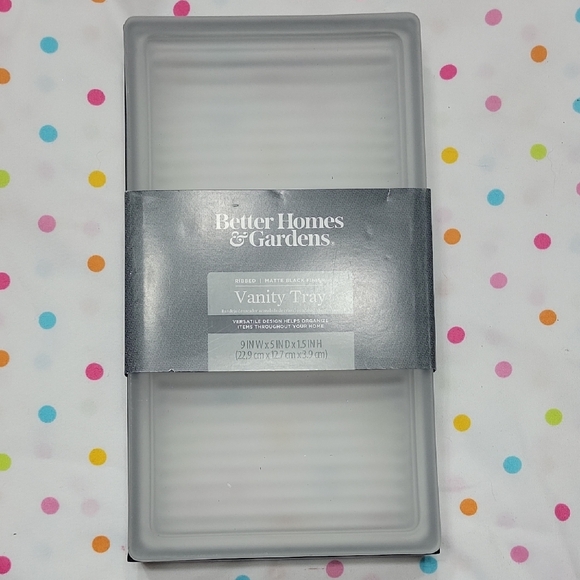 Better Homes And Gardens Other - Better Homes & Gardens Gray Vanity Tray